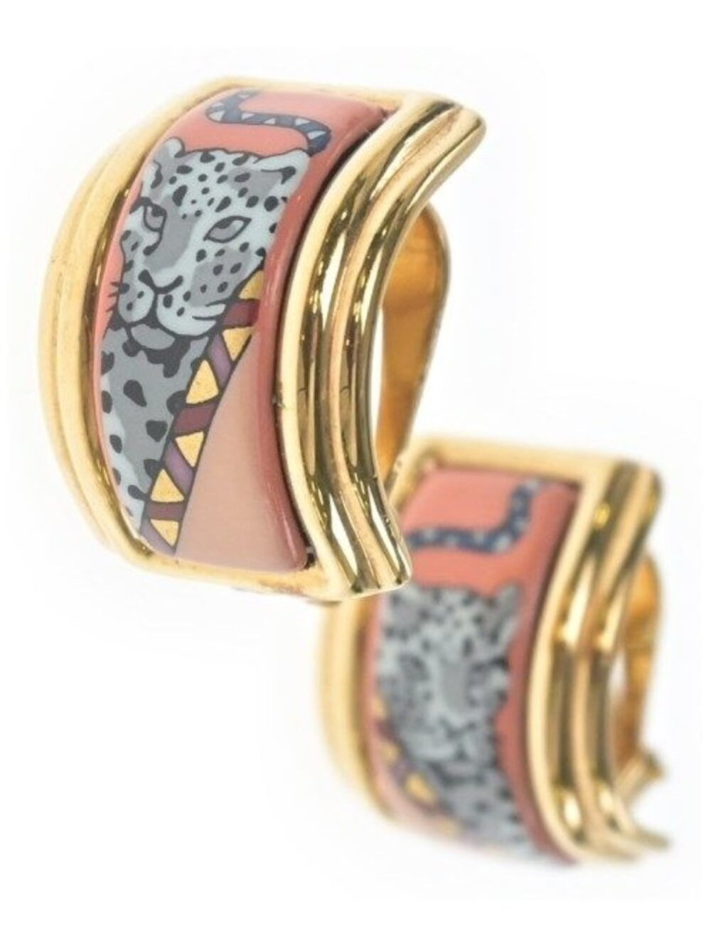 Hermes Earrings Gold
